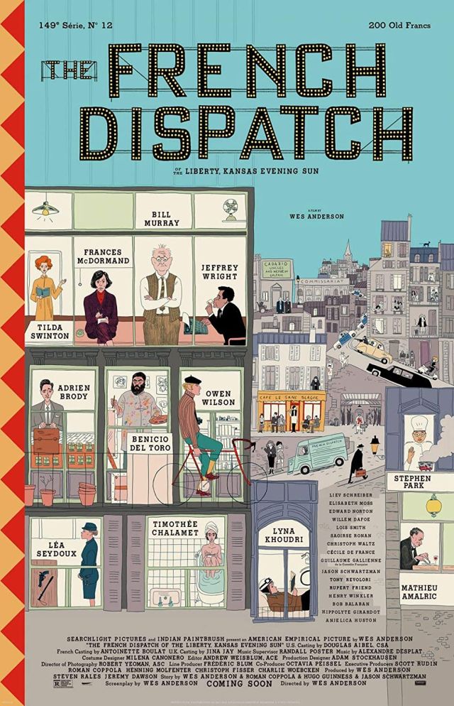 The French Dispatch – recensione dell’ultimo splendido film di Wes Anderson