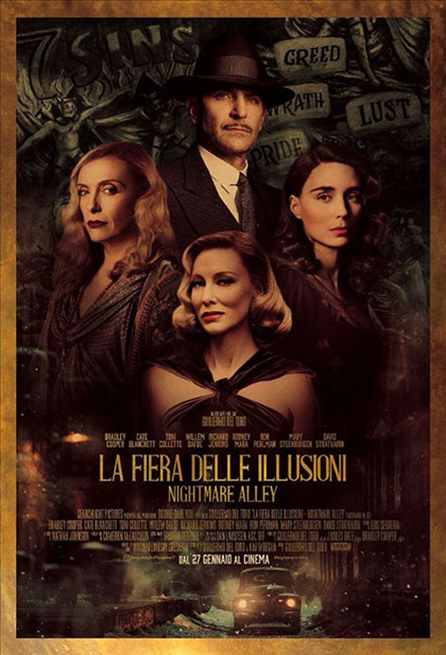 La Fiera delle Illusioni – Nightmare Alley – Recensione del film di Guillermo del Toro