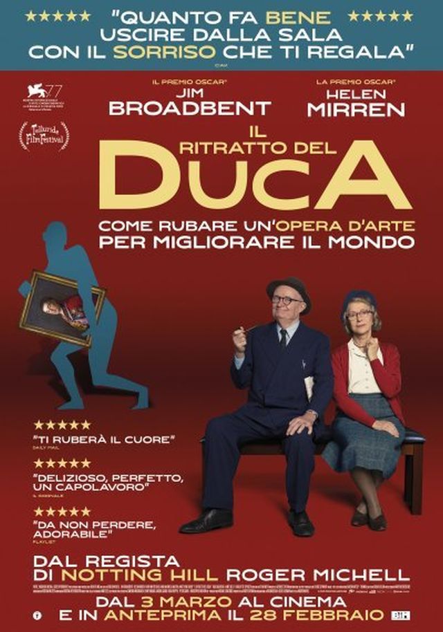 Il Ritratto del Duca – Recensione del film con Jim Broadbent e Helen Mirren