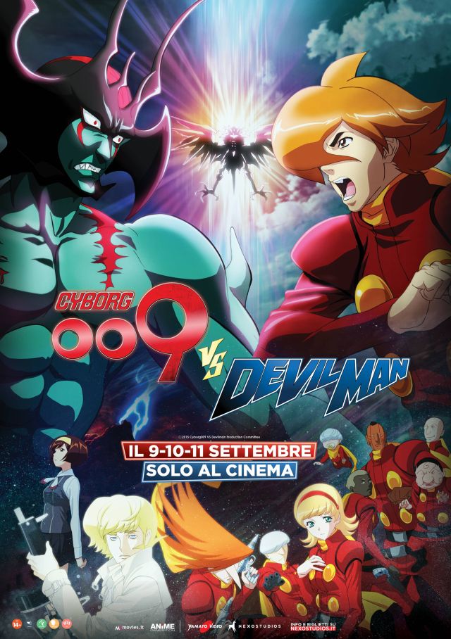 Cyborg 009 Vs Devilman – Recensione del Film crossover dei manga di Shōtarō Ishinomori e Gō Nagai grazie a Nexo Digital