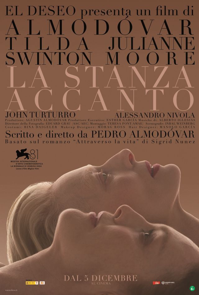 La Stanza Accanto – Recensione del Film di Pedro Almodóvar con Julianne Moore e Tilda Swinton