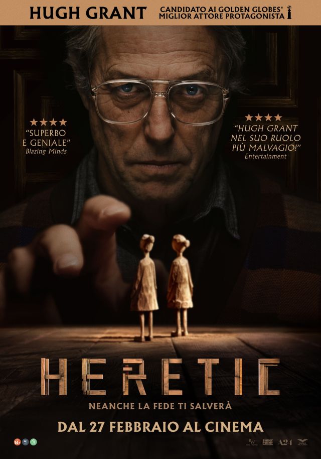 Heretic – Recensione del thriller horror diretto da Scott Beck e Bryan Woods con Hugh Grant